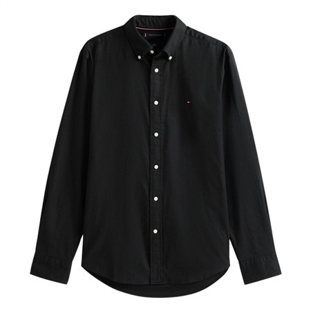 Tommy Hilfiger Flex Regular Fit Flannel Shirt - Black - XL