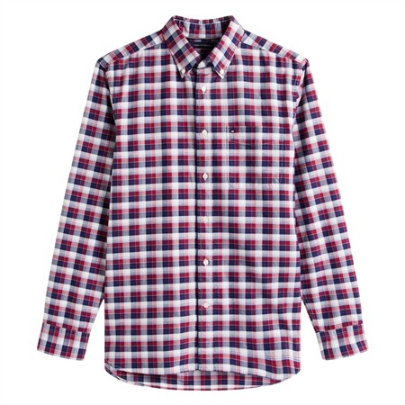 Tommy Hilfiger Heritage Oxford Tartan Shirt - Red - M