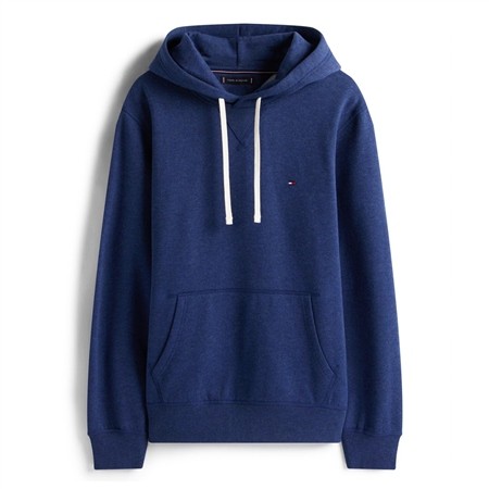 Tommy Hilfiger Essential Fleece Drawstring Hoodie - Blue - XL
