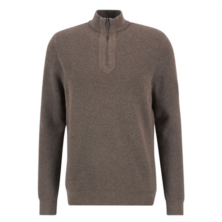 Barbour International Crawley Funnel Neck Jumper - Beige - XL