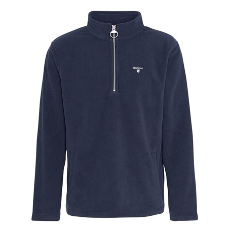 Barbour Essentials Half Zip Fleece - Navy - 2XL
