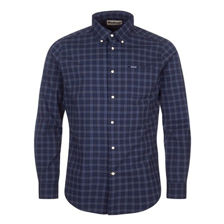 Barbour Lomond Tailored Tartan Shirt - Blue - XL