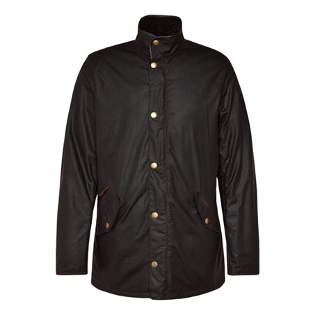 Barbour Prestbury Wax Jacket - Brown - M
