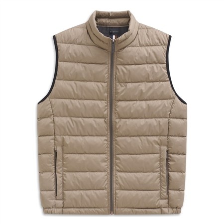 Bugatti Padded Gilet Waistcoat - Beige - 40R