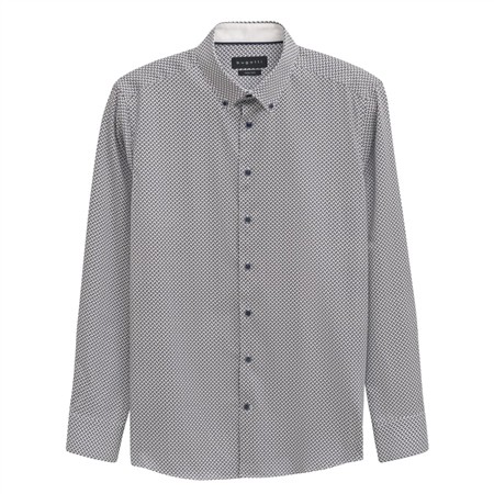 Bugatti Bugatti Casual Print Shirt - Red - M