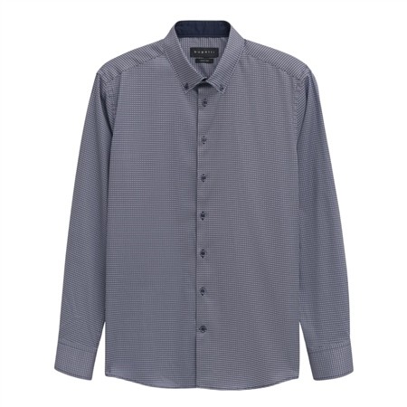 Bugatti Bugatti Casual Print Shirt - Navy - M