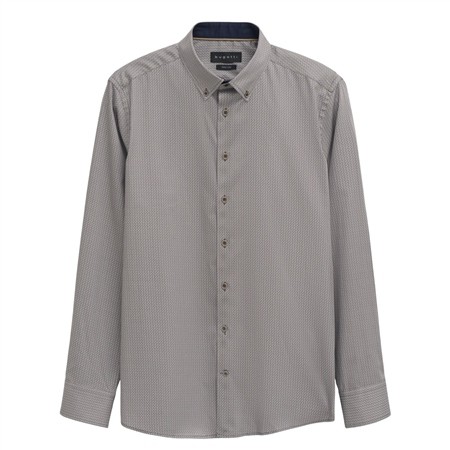 Bugatti Bugatti Casual Print Shirt - Beige - M