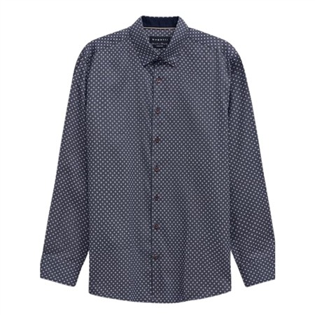 Bugatti Casual Pattern Shirt - Navy - M