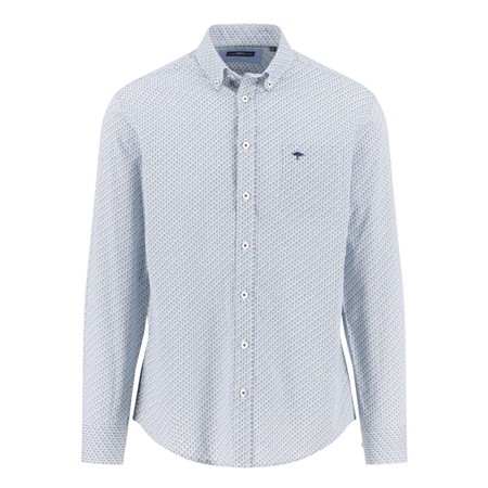 Fynch Hatton Seasonal Combi Print Button Down Shirt - Green - L