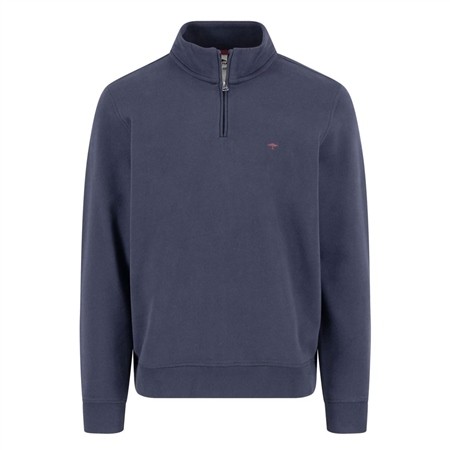 Fynch Hatton Troyer-Zip Sweatshirt - Navy - L
