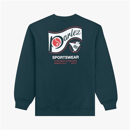 Parlez Iocus Sweatshirt - Petrol Blue - S