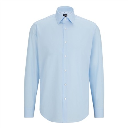 Boss H-Joe Kent Collar Shirt - Blue - 17.5