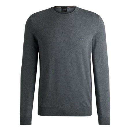 Boss Botto-l Crew Neck Knitwear - Grey - XL