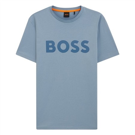 Boss Thinking Cotton-jersey T-shirt - Blue - M