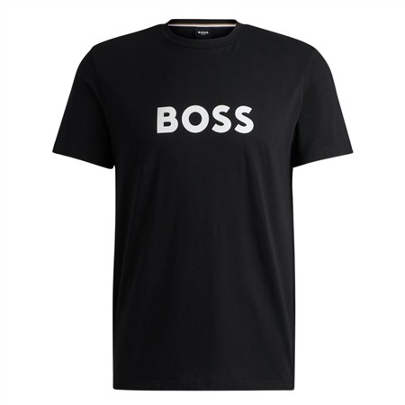 Boss Logo Cotton-jersey T-Shirt - Black - XL