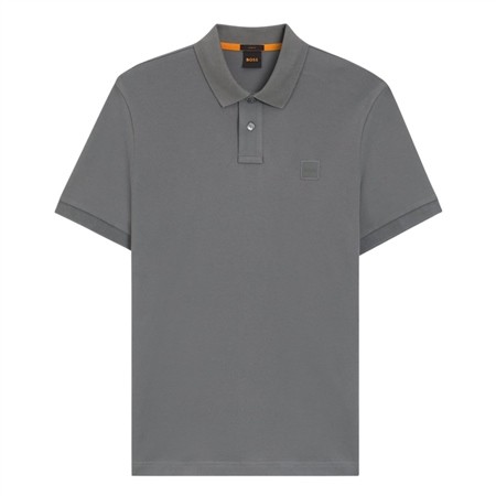 Boss Passenger Patch Logo Polo Shirt - Grey - L