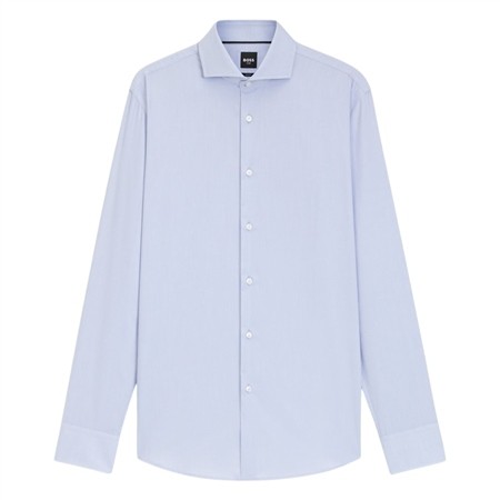 Boss H-Hank Slim-fit Wrinkle Rresistant Oxford Shirt - Blue - 2XL