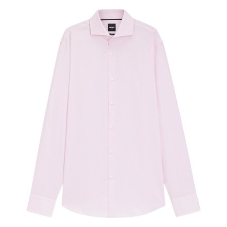 Boss H-Hank Slim-fit Wrinkle Rresistant Oxford Shirt - Pink - 2XL