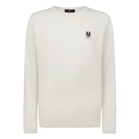 Belstaff Long Sleeved T-Shirt - Silver Birch - M