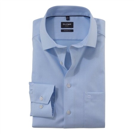 Olymp Modern Fit Business Shirt - Blue - 17