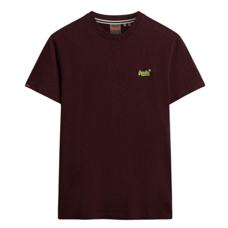 Superdry Essential Logo Emb Tee - Wine - XL