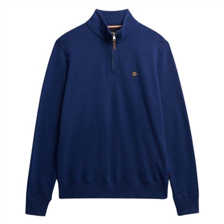 Superdry Preppy Half Zip Jumper - Navy - XL