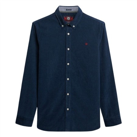 Superdry Classic Needle Corduroy Shirt - Navy - L