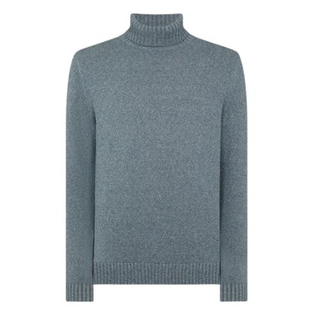 Remus Uomo Roll Neck Sweater - Blue - L