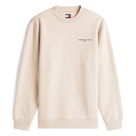 Tommy Jeans Linear Crew Sweatshirt - Beige - L
