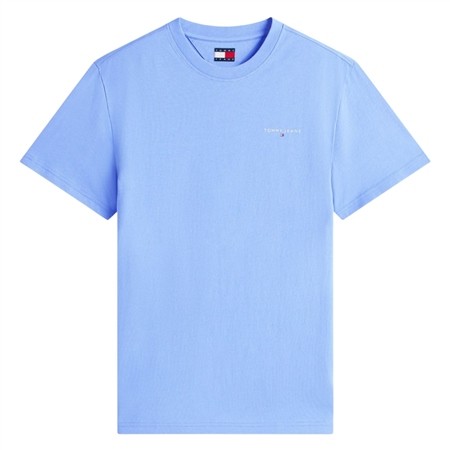 Tommy Jeans Tommy Flag Extra Slim Jersey T-Shirt - Sky Blue - XL
