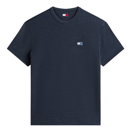Tommy Jeans Tonal Tommy Badge Crew Neck T-Shirt - DK Navy - XL