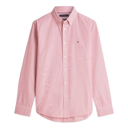 Tommy Hilfiger Core Flex Pop Classic Striped Shirt - Red - M