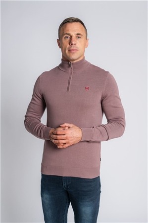 Xv Kings Perpignan Half Zip Jumper - Winter Cherry Pink - XL