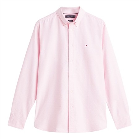Tommy Hilfiger Oxford Dobby Regular Fit Shirt - Pink - XL