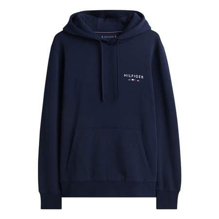 Tommy Hilfiger Brand Love Small Logo Hoodie - Navy - XS