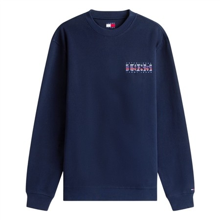 Tommy Jeans 1985 DNA Crew Neck Sweatshirt - Navy - M
