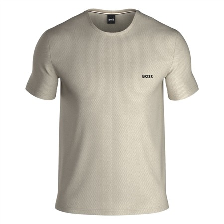 Boss Waffle Structure Cotton-blend T-shirt - White - XL