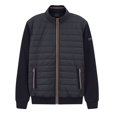 Bugatti Mens Jacket Knitted - Grey - XL
