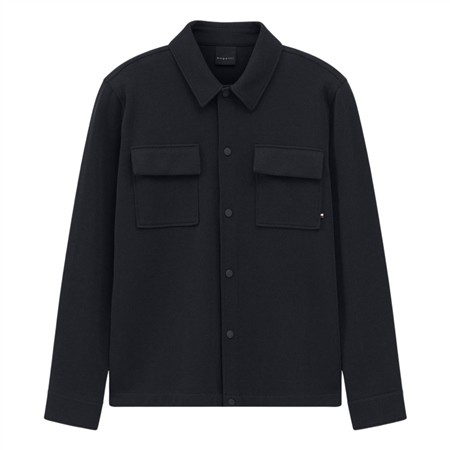 Bugatti Mens Knitted Shacket - Black - S