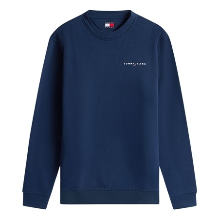 Tommy Jeans Linear Crew Sweatshirt - Navy - XL