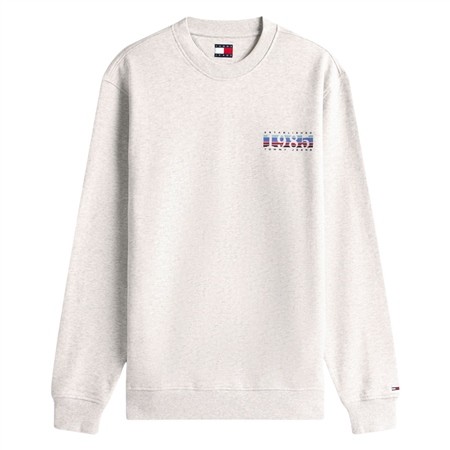Tommy Jeans 1985 DNA Crew Neck Sweatshirt - Grey - XS