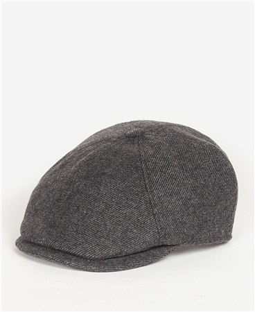 Barbour Claymore Baker Boy Cap - Grey - L