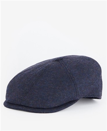 Barbour Claymore Baker Boy Cap - Navy - XL