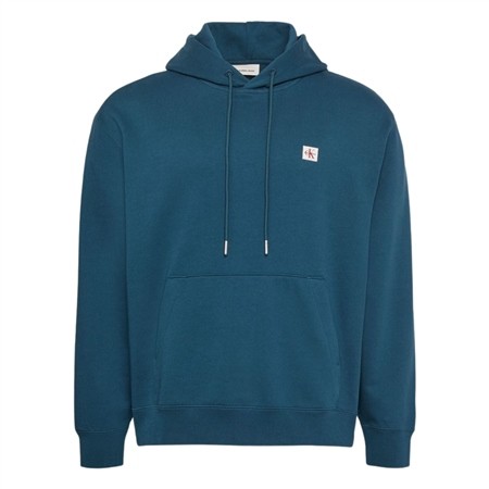 Calvin Klein Jeans Terry Monologo Badge Hoodie - Navy - XL