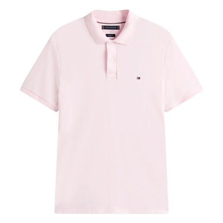 Tommy Hilfiger Liquid Cotton Interlock Knit Polo Shirt - Pink - M
