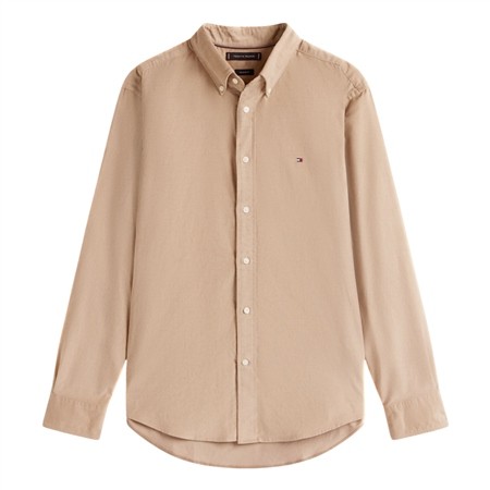 Tommy Hilfiger Solid Corduroy Shirt - Beige - XL