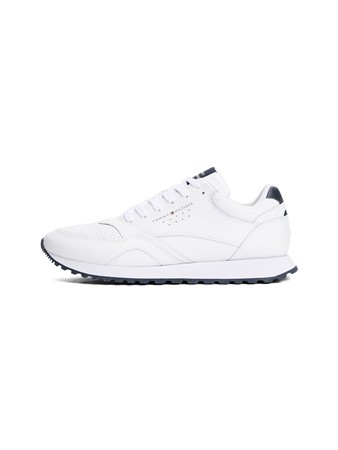 Tommy Hilfiger New Runner Eva Leather Trainers - White - 42