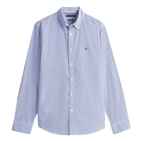 Tommy Hilfiger Core Flex Pop Classic Striped Shirt - Blue - M