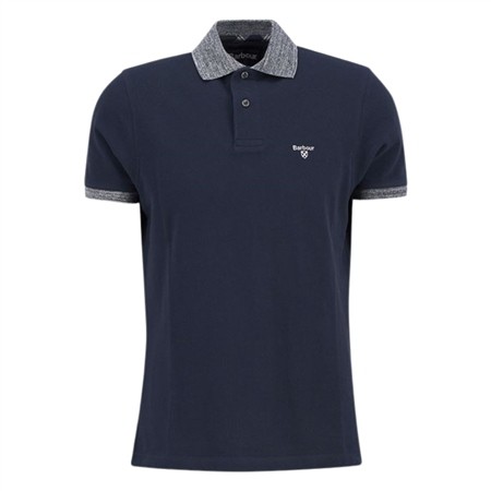 Barbour Marlton Tailored Polo Shirt - Navy - XL