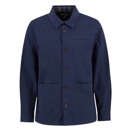 Barbour Cole Tailored Poplin Overshirt - Navy - S
